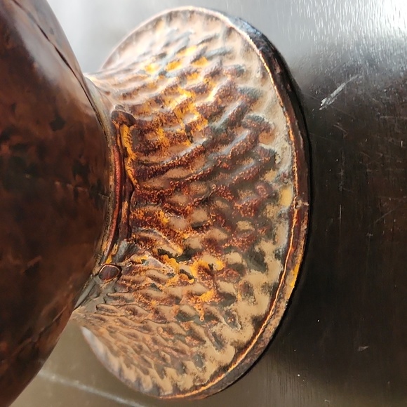 Decorate metal urn with lid - Picture 7 of 8